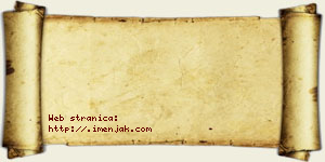 Vanja Jakupi vizit kartica